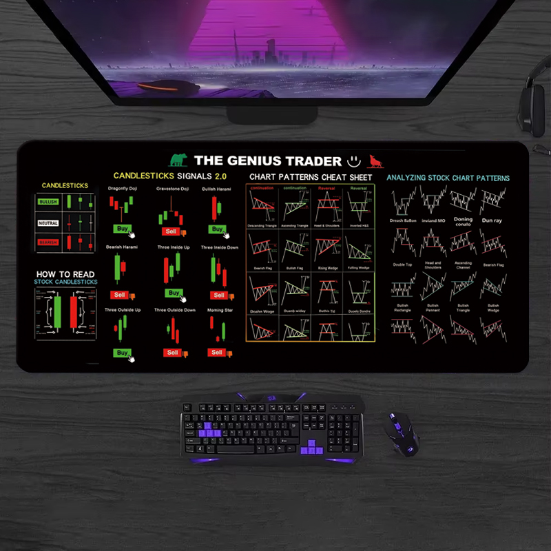 Gaming Keyboard And Mouse Pad - لوحة ماوس جلدية من EXCO Stock