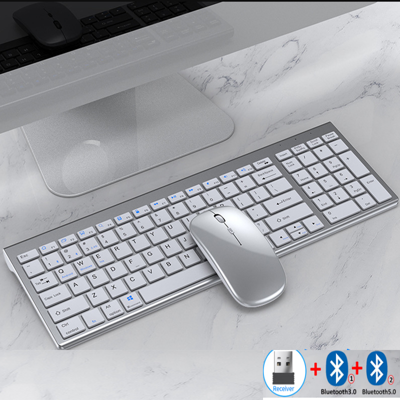 Gaming Keyboard Mouse And Headset Combo - مجموعة لوحة مفاتيح وماوس بلوتوث رفيعة