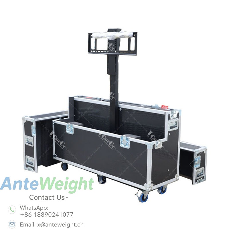Aluminum Case 65 - حقيبة نقل تلفزيون محمولة مقاس 55/65
