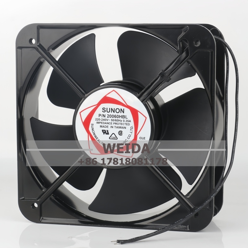 Aluminum Case 65 - 20060HBL الأصلي SUNON 200V AC220-240V 0.35A