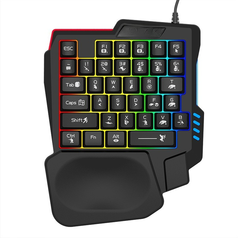 Keyboard Gaming Amazon - لوحة مفاتيح K5 للعب بيد واحدة