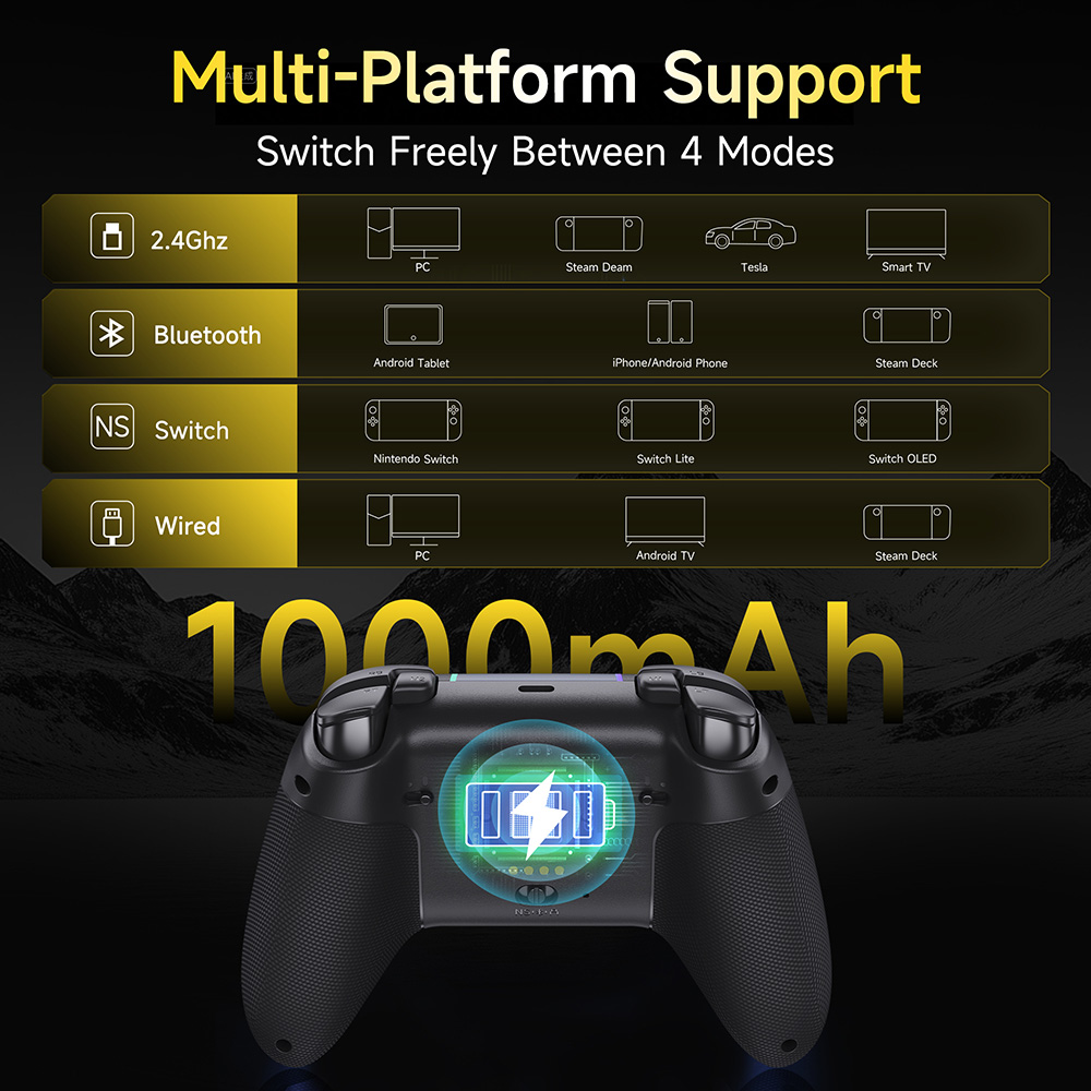 وحدة تحكم EasySMX X05 Pro Impu - مراجعة Gaming Keyboard Hall Effect وسعره