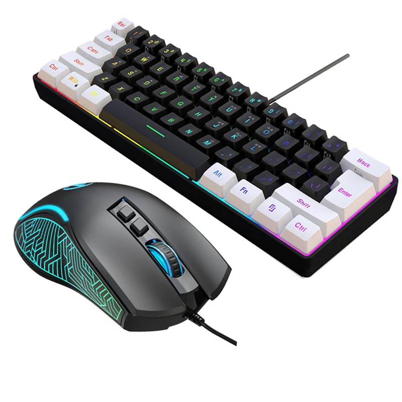 طقم لوحة مفاتيح وماوس للألعاب  - مراجعة Gaming Keyboard Mouse And Headset Combo وسعره