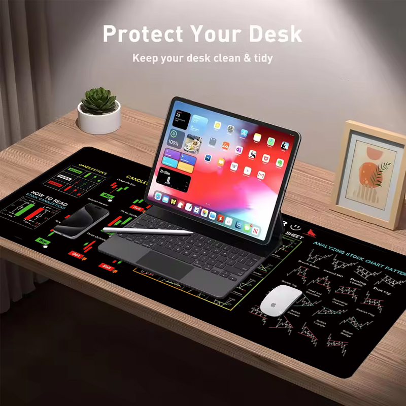 لوحة ماوس جلدية من EXCO Stock  - مراجعة Gaming Keyboard And Mouse Pad وسعره
