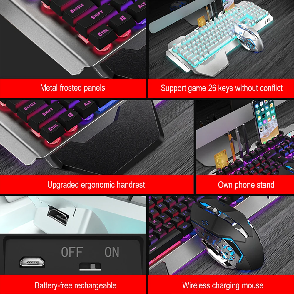 K680 لوحة مفاتيح وماوس لاسلكي  - مراجعة Gaming Keyboard Mouse And Headset Combo وسعره