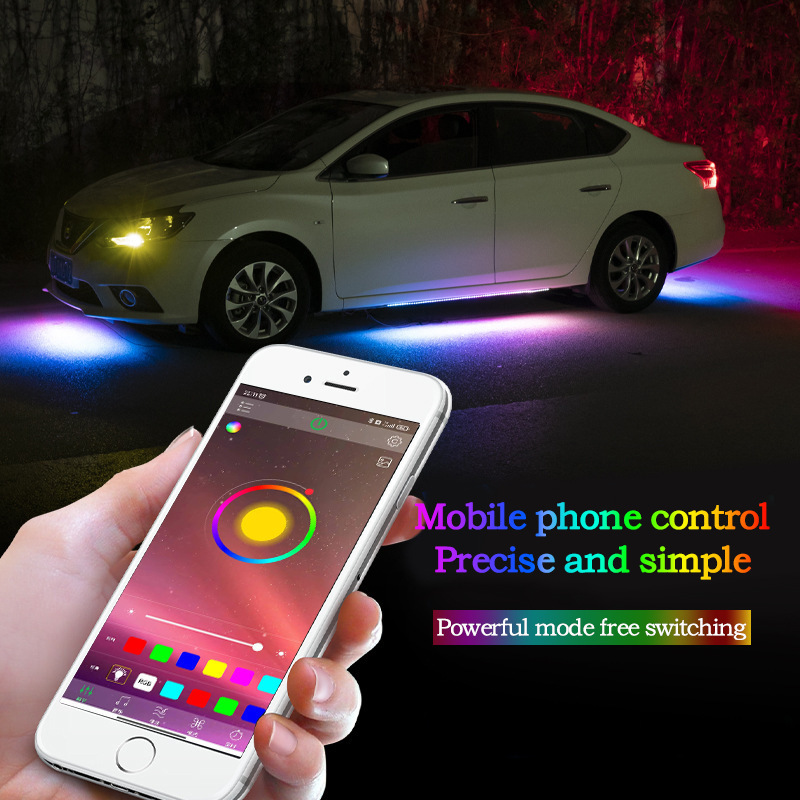 سيارة مرنة Underglow قطاع ضوء  - مراجعة Rgb Underglow Strip وسعره