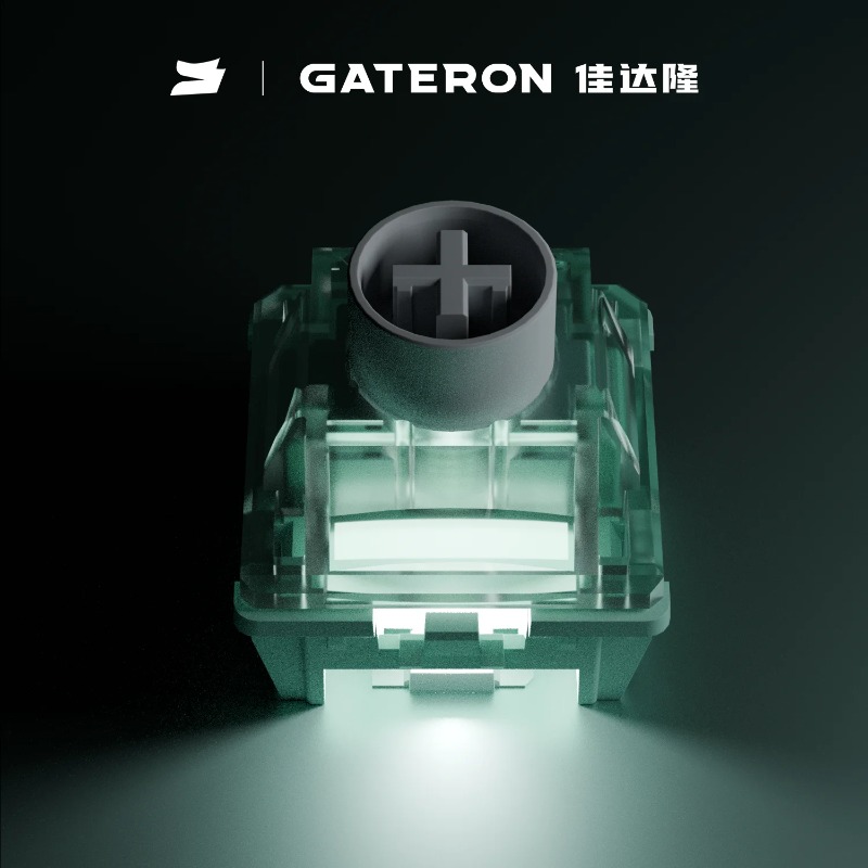 مفتاح GATERON المغناطيسي Jade  - مراجعة Gaming Keyboard Hall Effect Switches وسعره