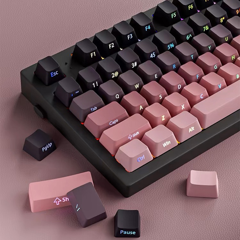 أغطية مفاتيح متدرجة الألوان مط - مراجعة Gaming Keyboard Typewriter وسعره