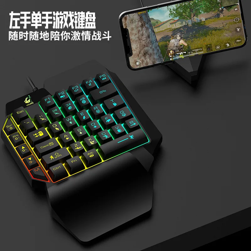 لوحة مفاتيح K15 بيد واحدة Gun  - مراجعة Keyboard Gaming Amazon وسعره