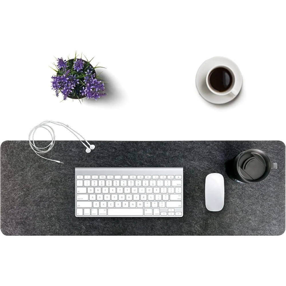 سجادة كمبيوتر مكتبية من اللباد - مراجعة Gaming Keyboard And Mouse Pad وسعره