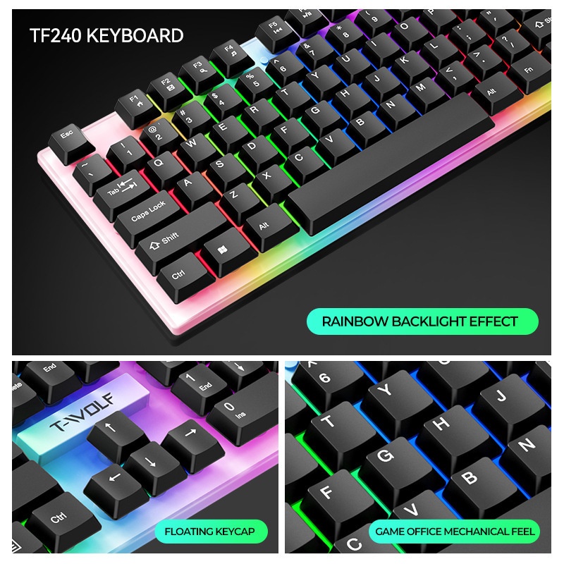 مجموعة ألعاب إسبانية 4 في 1 من - مراجعة Gaming Keyboard Mouse And Headset Combo وسعره