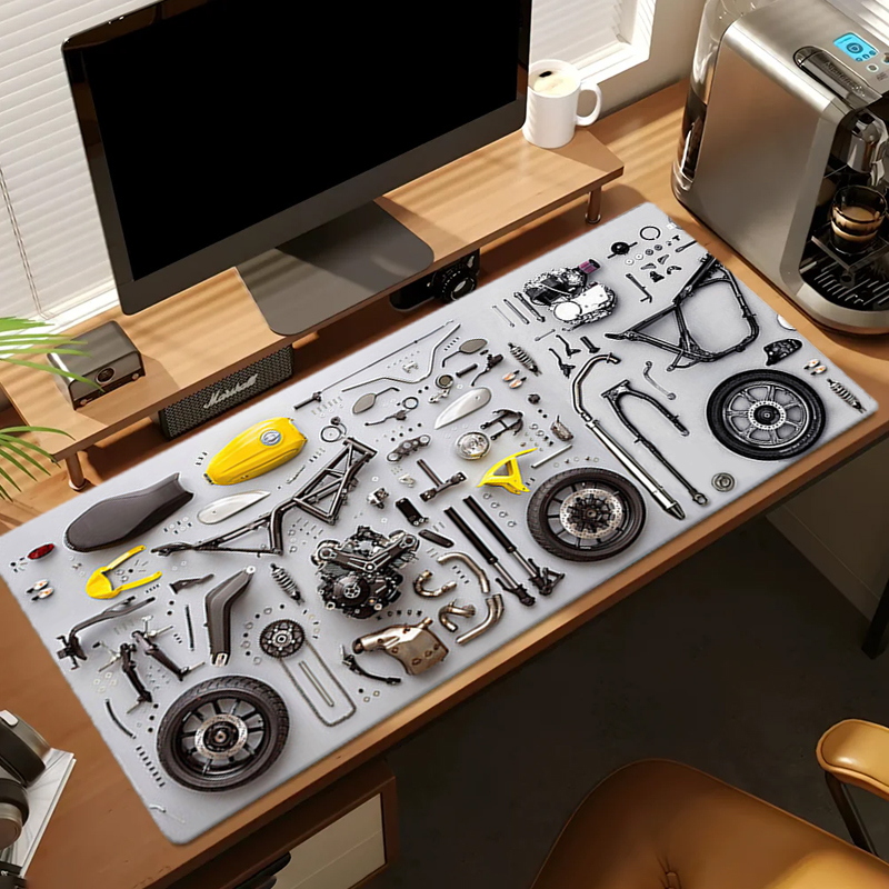 لوحة ماوس مطاطية قابلة للفك XX - مراجعة Gaming Keyboard And Mouse Pad وسعره