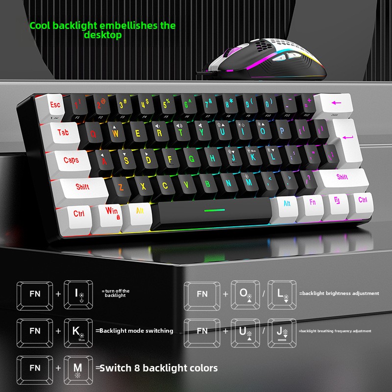 مجموعات لوحة مفاتيح وماوس للأل - مراجعة Gaming Keyboard Mouse And Headset Combo وسعره