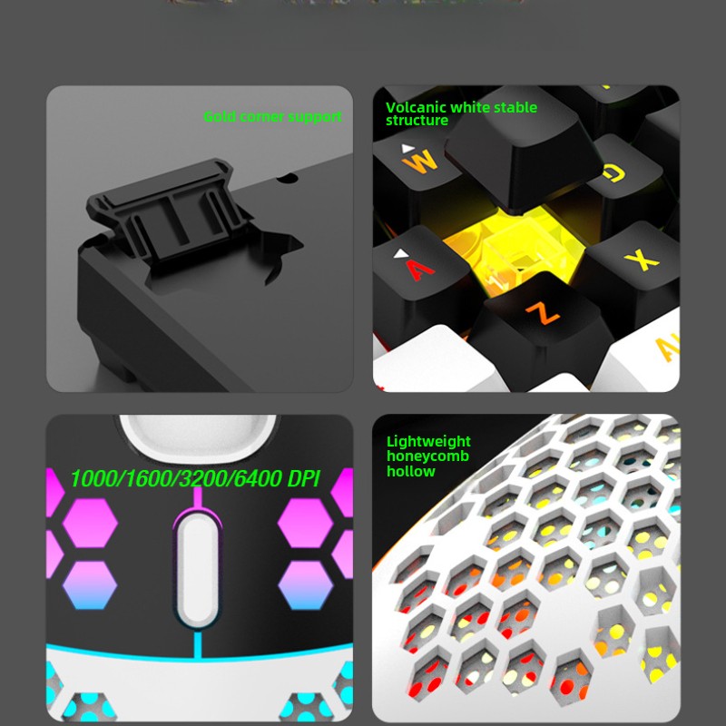 مجموعات لوحة مفاتيح وماوس للأل - مراجعة Gaming Keyboard Mouse And Headset Combo وسعره